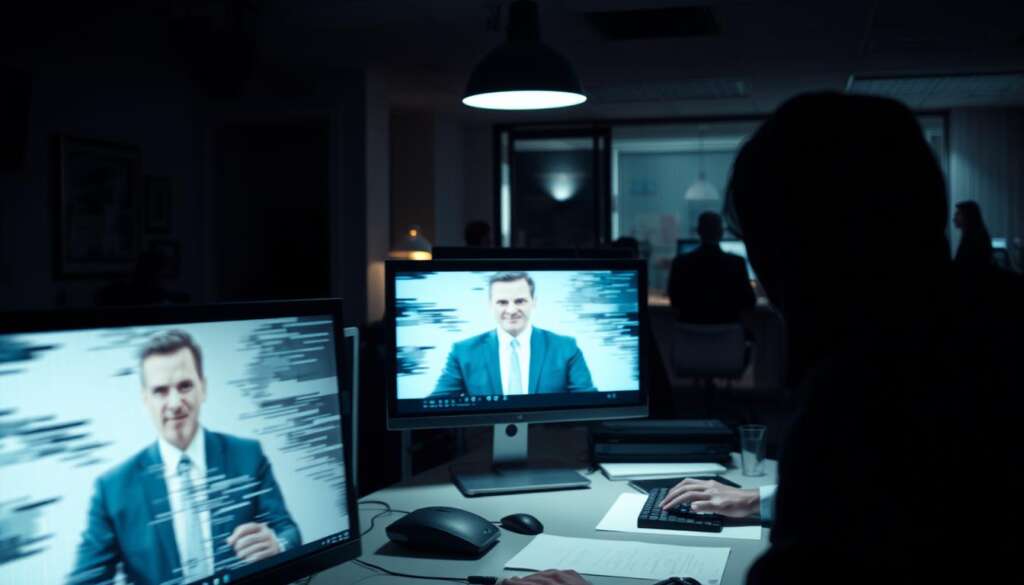video manipulation threats in business communications